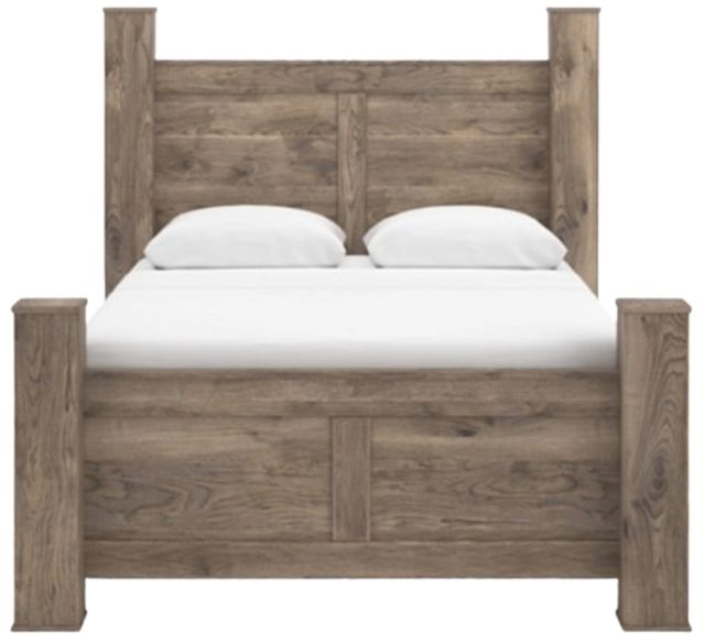 Signature Design by Ashley® Rusticott 3-Piece Brown Queen Poster Bedroom Set-2