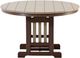 Nature's Best Furniture Customizable 48" Polyethylene Outdoor Round Bar Dining Table-2