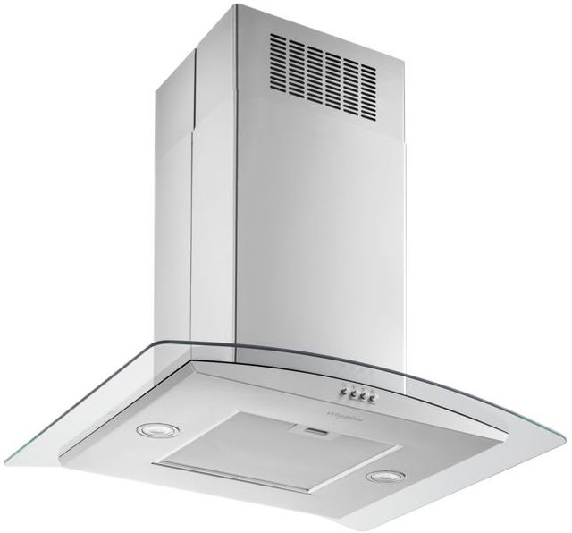 Whirlpool® 30" Stainless Steel Island Range Hood-4