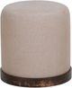 TOV Furniture Como Burl/Saddle Brown Accent Stool-3