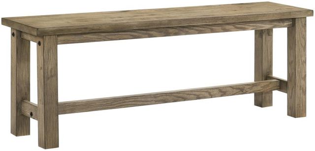 Coaster® Cardova Vineyard Oak Solid Wood 51" Dining Bench-0