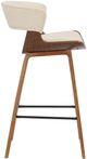 Armen Living Jagger Cream/Walnut Counter Stool-4