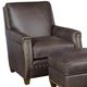 King Hickory Customizable Grant Leather Chair-0