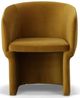 VIG Furniture Modrest Vassar Burnt Umber Velvet Dining Chair-1