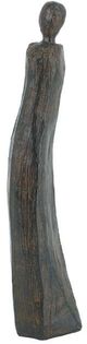 A & B Home Rustic Brown Abstract Polyresin Human Figurine-2