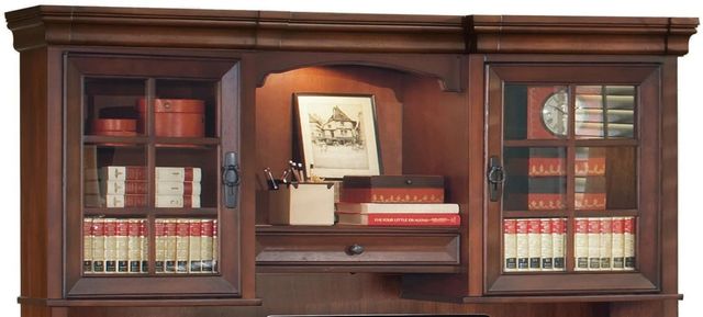 Aspenhome® Richmond Brown Burgundy Hutch-0
