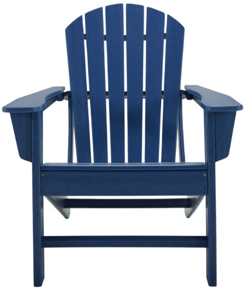 Signature Design by Ashley® Sundown Treasure Blue Polyethylene Outdoor Adirondack Chair-1
