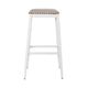 Liberty Furniture Vintage Series White Backless Upholstered Bar Stool-2