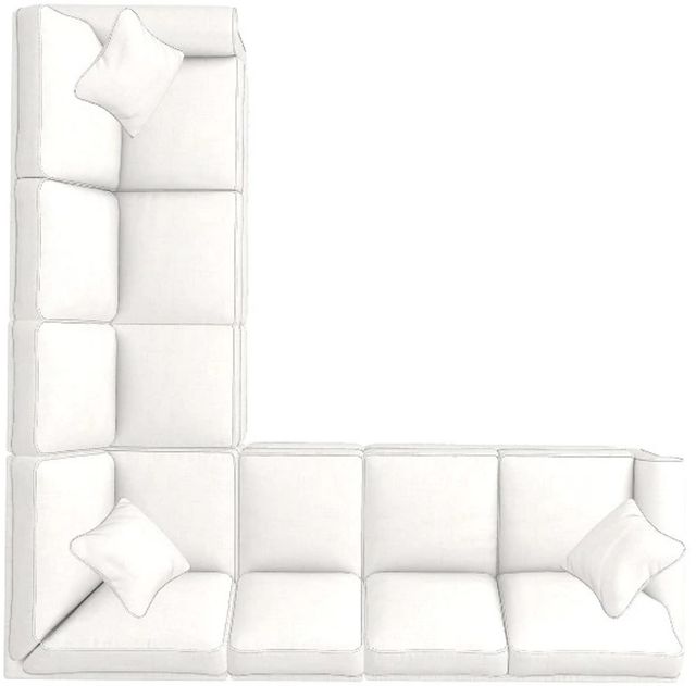 La-Z-Boy® Collins Cream Sectional with Custom Layout Options-3