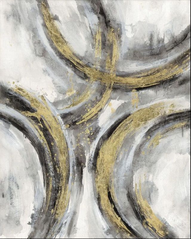 Classy Art Style 6 Hand Painted Textured Canvas Wall Art-0