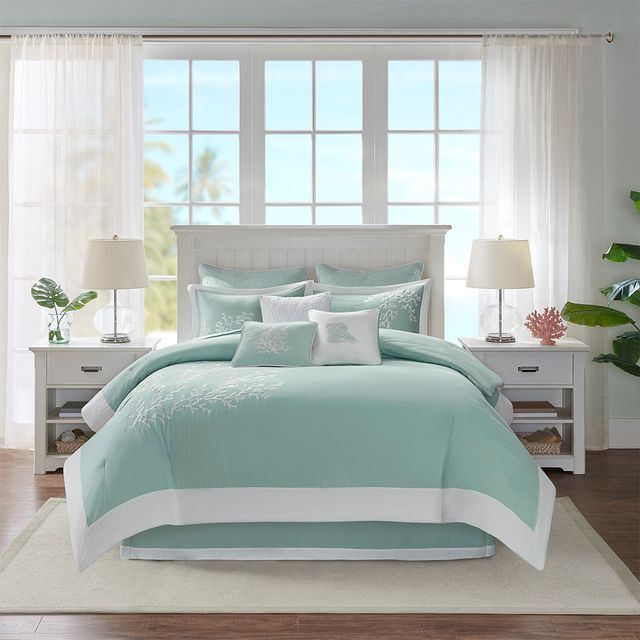 Olliix by Harbor House Coastline Ivory Square Pillow-2