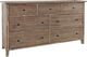 Jofran Inc. Maxton 4-Piece Wash Brown Queen Panel Storage Bedroom Set-3