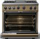 Viking® 7 Series 36" Golden Hour Pro Style Dual Fuel Range with Griddle-1