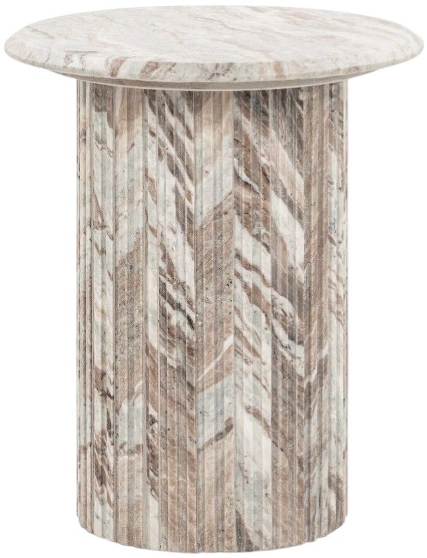 Classic Home Nordens Rusty Gray Marble End Table-0