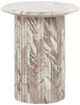 Classic Home Nordens Rusty Gray Marble End Table-0