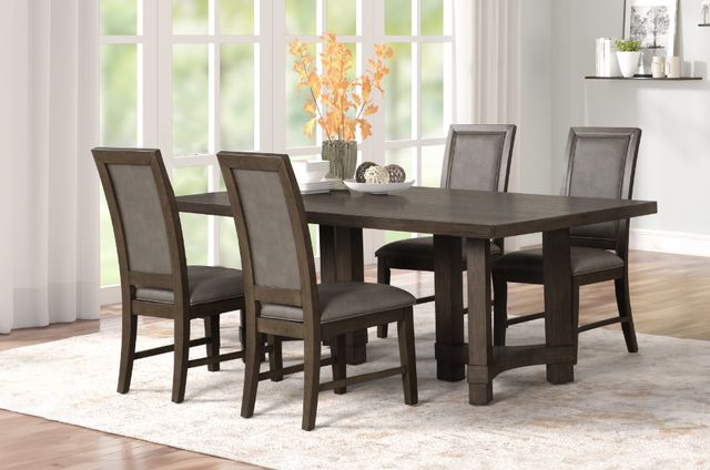 New Classic® Home Furnishings Cityscape 5-Piece Walnut Rectangular Dining Set-1