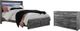 Signature Design by Ashley® Baystorm 2-Piece Gray Queen Panel Bed Set-0