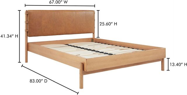 Moe's Home Collection Colby Brown Queen Bed-2