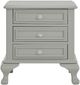 Elements International Jesse Grey 3-Piece Gray Youth Twin Bedroom Set-3