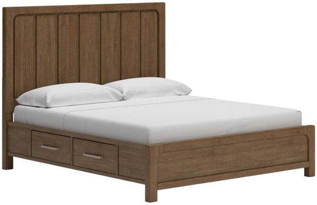 Signature Design by Ashley® Cabalynn Light Brown California King Storage Panel Bed-1