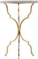 Hooker® Furniture Commerce and Market Martini Beige Accent Table with Gold Base-0