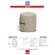 Korson Furniture Alto Khaki Drum Stool-1