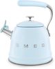 Smeg 50's Style 2.3 L Pastel Blue Whistling Electric Kettle-0