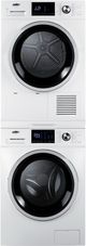 Summit® White Electric Laundry Center, 2.7 Cu. Ft. Washer, 4.4 Cu. Ft. Ventless Dryer-0