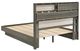 Coaster® Fenwick Almond/Gray Oak Queen Bookcase Bed-2