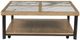 Signature Design by Ashley® Montia Brown Cocktail Table with Black Base-2