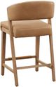Bassett® Furniture Asher Tan Upholstered Faux Leather Counter Stool-3