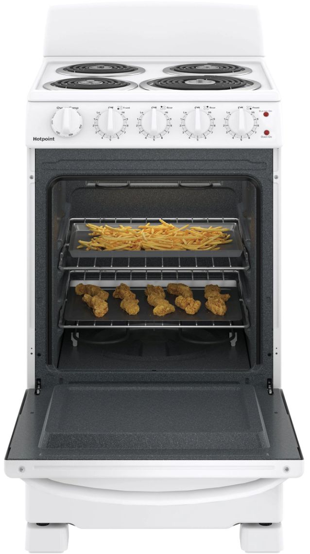 Hotpoint® 20" White Freestanding Electric Range-2