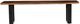 Crestview Collection Fletcher Black/Stained Brown Bench-2