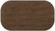 Bassett Mirror Nova Cerused Charcoal Oak Coffee Table with Gray Base-2