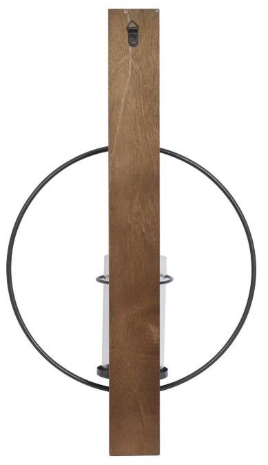 Deco Marche Brown Geometric Pillar Wall Sconce-1