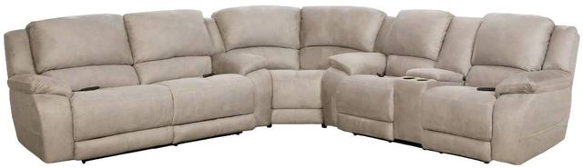 HomeStretch Explorer Nickel 3-Piece Power Reclining Sectional-0