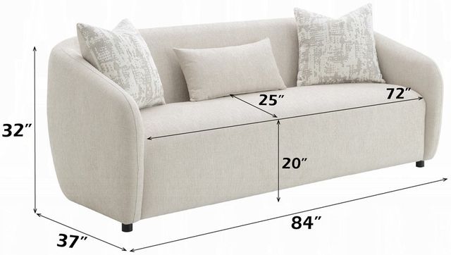 ACME Furniture Etienne Beige Sofa-3