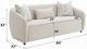 ACME Furniture Etienne Beige Sofa-3