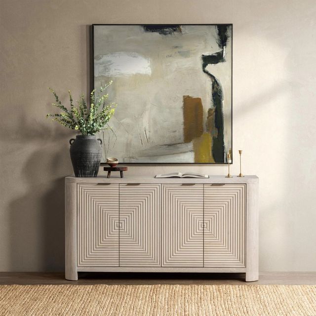 Classic Home Elina Vanilla Grove 4-Door Cabinet-1
