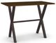 Amisco Customizable Alex Walnut Veneer Counter Height Table-0