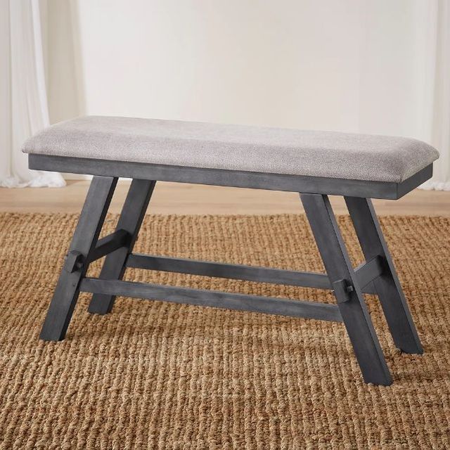 Liberty Furniture Lawson Slate/Weathered Gray Counter Bench-1