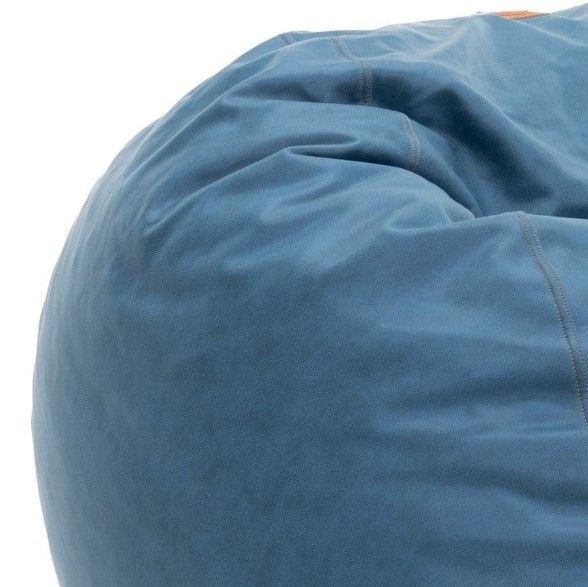 CordaRoy's® Original Slate Grain Faux Leather King Bean Bag Chair-1