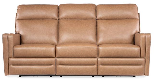 Hooker® Furniture MS Twain Fawn Power Reclining Sofa with Power Headrest and Lumbar-2