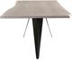 Moe's Home Collection Bird Natural Large Dining Table with Black Metal Base-3