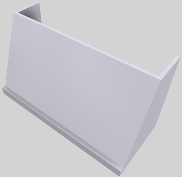 Vent-A-Hood® 54" Wall Mounted Range Hood-White-1