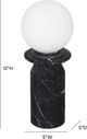 TOV Furniture Globe Onyx Black Marble Lamp-2