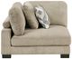 Homelegance® Tinley 5-Piece Brown Modular Sectional with Chaise and Ottoman-4