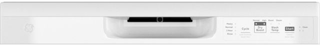 GE® 24" White Built-In Dishwasher with Front Controls and Power Cord-3