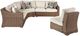 Signature Design by Ashley® Beachcroft 4-Piece Beige/Brown Fabric/Wicker L-Shape Outdoor Seating Set-0