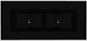 Vent-A-Hood® 66" Black Contemporary Island Range Hood-2